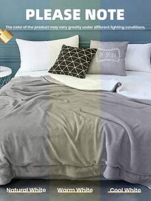 1pc Throw Blanket, Soft Cozy Throw For Sofa Bed Couch, Fade-Resistant & Pill-Resistant, Suitable For All Seasons, Durable Stitching To Prevent Fraying, Perfect For Holiday Decoration & Daily Use, Bedding Gifts, Machine Washable, Winter Decor