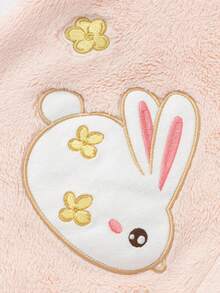 Balabala BalaOne Tween Girl Girls Flannel Pajama Set, Winter 2025 Thick & Warm, Chinese Style - Pink - View 7