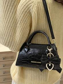 Women's Crossbody Bags, Shoulder Bags, Classic Handbags, Cute Women's Handbags/Shoulder Bags And Stylish Bow Charm Designs. - Multicolor - View 7