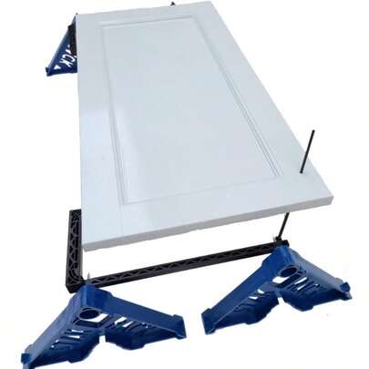 Stak Rack 6 In 1 Painter's Accessory Tool Stacking Design Paint Interior Or Exterior Doors Trim And Kitchen Cabinet Doors For Contractors And Homeowners 12