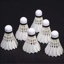 5pcs Slow Speed Badminton Training Shuttlecocks For Home Entertainment