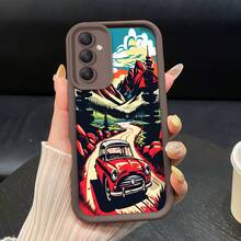 Funda de Teléfono TPU para Samsung Galaxy S23 Ultra/S24/S25/S22+/S20 FE Pro Plus 5G, Diseño de Patrón de Conducción en Montaña, Cubierta Protectora Suave de Silicona a Prueba de Golpes y Portátil - Colores mixtos - Ver 8