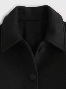 Women's Fashion Casual Short Jacket, European And American Style - Black - View 3