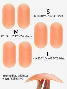 2 Stücke Silikon Hüftpolster Pads Formend für Po Verfügbar in 3 Größen