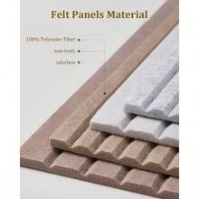 Bulletin Board 60x40, Decorative Felt PinBoard, 0.9cm Thick Foldable Photo Display Board With Self - Adhesive Tape, Board School Home Kitchen Office Walls/Dark - Custom Size + Custom Color - View 3