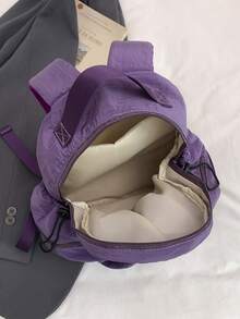 2025 New Nylon Canvas Minimalist Backpack, Large Capacity, Lightweight Travel Bag, College Style