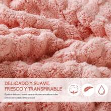 Toalla de baño Extra Grande:33.5*59 Pulgadas Toalla de baño súper Absorbente, Secado rápido, Ligero y Adecuado para baño, natación, Playa, Camping, Gimnasio - Rosa - Ver 9