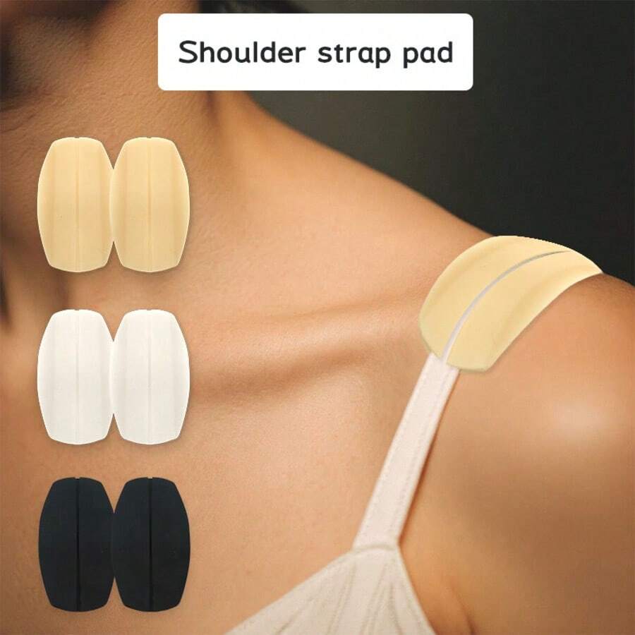 Underwear Shoulder Strap Anti Slip Device Silicone Anti Drop Shoulder Anti Slip Shoulder No Trace Pressure Reducing Bra Anti Drop Fastener Shoulder Pad