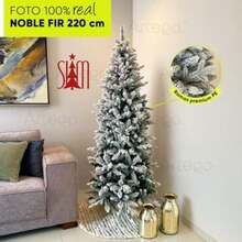 Artego Árbol De Navidad Nevado Noble 190CM Pine Slim Tipo lápiz Ramas Premium Material Polietileno (PE) Pino Navideño + Maleta transportadora Christmas Tree (Noble – 190CM)(NOBLE – 220CM) - Multicolor - Ver 4