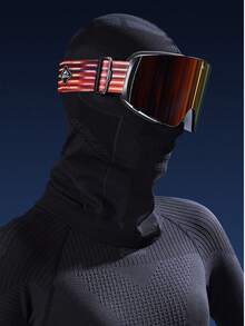 1个户外滑雪摩托车骑行面罩，男女通用保暖防风颈套 - 彩色 - 查看 7