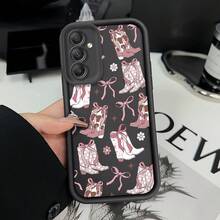 Funda de teléfono TPU diseñada específicamente para Samsung Galaxy S23 Ultra, S24, S25, S22+, y S20 FE Pro Plus 5G, con un patrón de ensueño de lazo, fácil de meter en bolsillos, y proporciona protección de silicona a prueba de golpes para tu smartphone. - Colores mixtos - Ver 5