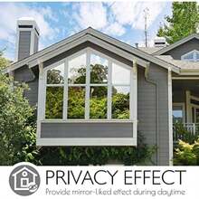 HIDBEA One Way Window Film Sun Block Heat Control Glass Tint Home Interiors Screen Stickers Self Adhesive House Black-Silver 35.4 Inches by 78.7 Inches(Plata 23.6 Inch x 13.1 Feet) - Multicolor - Ver 3