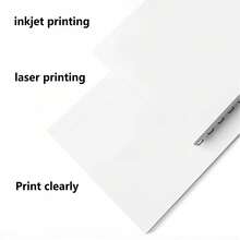 A4/A3 白色卡纸，160-300gsm 厚，绘图及工艺纸，50 张装，适用于 DIY 艺术创作、印刷及办公用途。 - 白色 - 查看 4