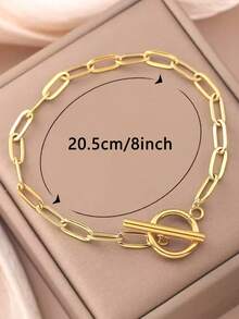 1/5/10-Piece Safety Buckle Bracelet Set, Stainless Steel Adjustable Pendant Bracelet With Lobster Buckle, Suitable For DIY Jewelry Making Gold + Silver - Adjustable Bracelet - View 12
