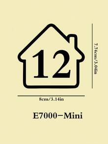 Custom House Number Address Label Stickers, Custom Trash Can Label Stickers - Multicolor - View 14