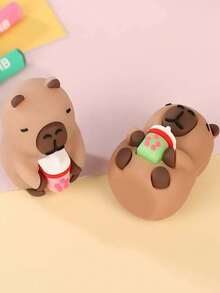 1/2/4 cục tẩy hình con chuột lang nước, màu sắc và kiểu dáng ngẫu nhiên, cục tẩy xóa hoạt hình sáng tạo cho học sinh tiểu học, cục tẩy bút chì chất lượng cao cho học sinh, cục tẩy vẽ và tẩy bài kiểm tra sạch sẽ, mềm và bền, có thể tháo rời làm giải thưởng cho học sinh, có thể dùng làm cục tẩy và đồ trang trí, thích hợp làm quà tặng cho học sinh, trường học, vẽ, học sinh, văn phòng phẩm, đồ dùng học tập, giải thưởng đồ dùng học tập cho học sinh, đồ dùng học tập, đồ dùng trở lại trường học - Nhiều màu - Xem 3