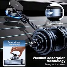 Vacuum Suction Cup Phone Holder, Strong Magnetic Car Mount Holder, Suitable For Car Dashboard, Screen, Wall, Glass In Multiple Scenarios Compatible With IPhone, Android Phone, Gift For Birthday, Family, Friends For Summer Gifts Birthday Driving Car Accessories Car Phone Holder Strong Load-Bearing - 360-degree Rotating Model - View 6