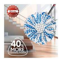 O-Cedar RinseClean Spin Mop & Bucket System Cleaning Tools And Accessories + 2 Pack Cleaning Tool Refills - 1 - Xem 8