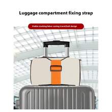 1件旅行包固定配件，弹性捆绑带，行李带，防水耐磨，可调节扣环，户外商务旅行必备。 - 彩色 - 查看 3
