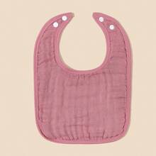 5件/套 随机颜色 婴儿围兜，6层，超强吸水，有效吸收宝宝口水和污渍，男女宝宝通用 - 彩色 - 查看 10