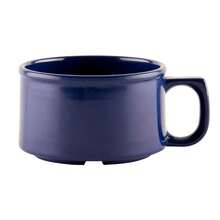 DBF-080-CB Melamine Shatter-Resistant Mug/Coffee Cup 11 Ounce Cobalt Blue Set Of 12 - CobaltBlue - View 5