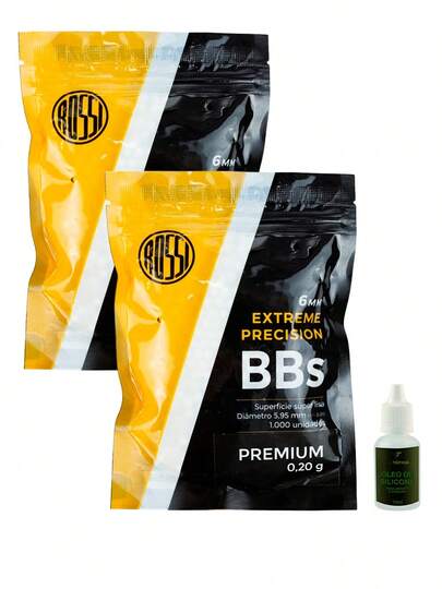 Bbs Esferas Plásticas 0.20g Kit 2.000un + Óleo de Silicone