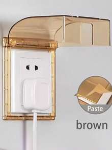1pc 86 Type Adhesive Waterproof Outlet Box, Bathroom Waterproof Switch Cover, Outlet Cover, Plug Water Protection Box, Fish Cover, Bathroom, Kitchen, Low Position Anti-Electric Shock Safety Cover - Multicolor 5 - View 18