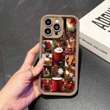 Teléfono, diseño de empalme de copa, diseñador de lujo protege el teléfono 17 16 15 14 12 11 X Pro Plus, accesorios duraderos personalizados, usuarios de teléfonos móviles de moda - Marrón - Ver 5