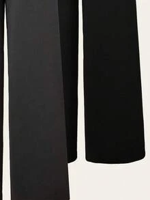 3pcs Tween Girls' Letter Graphic Print Sports Pants