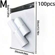 10pcs White Express Bags, Mailing Pouches - Suitable For Clothing, Personal Item Storage, Logistics, Mailing, Portable Packaging Bags, Multi-Purpose Bags, Holiday Gift Bags