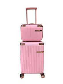 New Model Travel Suitcase With Anti-Theft Zipper! - Rosado Sandía - Ver 11