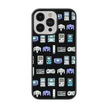 Funda Case Uso Rudo para Celular Diseño de Controles Mandos Consolas Videojuegos Gamer - Negro - Ver 1