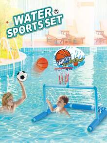 Water Basketball/Soccer Pool Shooting Game Parent-Child Interaction Summer Water Play Toy - Multicolor - View 10