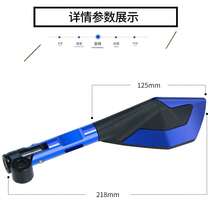 Dual-Color Pentagonal Motorcycle/Scooter/Moped Rearview Mirror - 10MM - View 5