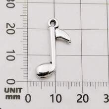 Colgante de joyería de liga, accesorios de collar y pulsera, tono de instrumento musical​​Colgante Le Symbol - 10793-1,2 g - Ver 4