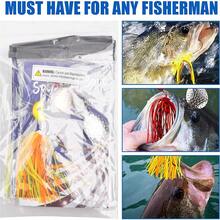 Spinnerbait Fishing Lures Kit Bass Fishing Spinner Baits Set Multicolor Buzzbaits Hard Metal Topwater Swimbait Jig Lure For Bass Pike Trout Walleye Freshwater Saltwater Fishing - 6pcs - 查看 6