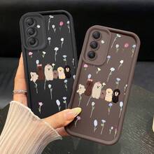 Funda de teléfono TPU para Samsung Galaxy S23 Ultra S24 S25 S22+ S20 FE Pro Plus 5G, patrón de paraíso de cachorros, funda protectora ligera y a prueba de golpes, funda de teléfono linda, funda de teléfono con ranura para tarjetas, funda de teléfono  con brillo labial, estética de funda de teléfono, funda de teléfono de Halloween, funda de teléfono de Navidad, funda de teléfono linda, funda de teléfono estética, funda de teléfono linda, funda protectora asequible, soporte para tarjeta de teléfono, funda protectora de teléfono, funda de teléfono linda, funda de teléfono de diseño floral, estética de teléfono linda, material de TPU suave, estructura duradera a prueba de golpes, regalo de vacaciones, entusiasta de accesorios lindos - Colores mixtos - Ver 7