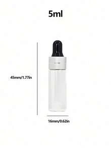 1ml/2ml/3ml/5ml-Frosted Glass Dropper Bottles - Refillable Essential Oil & Perfume Sample Vials With Glass Pipette Dropper Cap; Small Serum & Eye-Dropper Style Bottles For Aromatherapy, Skincare Serums, Cosmetic Samples, Diy Blends, Fragrance Testing & Travel; Leak-Resistant, Reusable, Portable Glass Dispenser - Ideal For Perfumers, Estheticians, Makeup Artists, Therapists & Travel Lovers - Multicolor - View 10