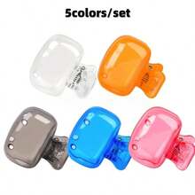 2/4/5pcs Travel Toothbrush Head Protector Cover, Electric Toothbrush Head Protective Case, Portable Plastic Clip, Home & Travel Use - Multicolor - View 14