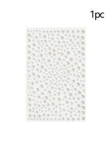 1 قطعة ملصق لؤلؤي ثلاثي الأبعاد، ملصق من الراين ستون، ملصق لاصق ذاتي، ديكور ماس، ديكور شعر لؤلؤي DIY، هدية عيد الميلاد وعيد الشكر وعيد المعلم، إكسسوار شعر للخريف/الشتاء، طقم تصفيف الشعر - أبيض - مشاهدة 21