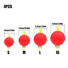 Fishing Bobbers Floats Set Foam Float Weighted Bobbers Fishing Push Button Bobbers Spring Oval Fishing Floats Fishing Bobbers Assortment - Multicolor - View 17