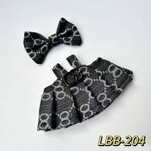 1pc Clothing Only] Plush Doll Outfit Set, Korean Party Costume Cool