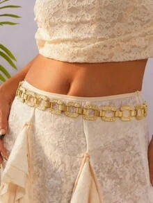 1pc Women's Christmas Element Belt - Fashionable Design Christmas Gift, Perfectly Matches Holiday Outfits And Daily Wear, Christmas Decoration - Multicolor - View 7