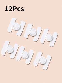 3/6/12pcs Child Safety Locks, Tamper-Proof Cabinet Locks, No Drilling Design, Suitable For Indoor Home Use On Refrigerator, Water Dispenser, Cabinet Doors - Multicolor - View 11