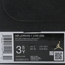 Giày bóng rổ Air Jordan 1 Low (GS), 553560-614 - trắng - Xem 6