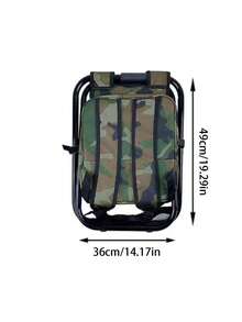 Multi-Functional Folding Outdoor Stool - Portable Fishing Chair, Train Small Maza Stool, Camping Collapsible Chair, Beach Stool & Insulated Coolerstool With Backpack Desig.Perfect For Outdoor Camping, Fishing Trips, Train/Car Travels, Beach Outings, Picnics, Park Visits & Casual Outdoor Rest.It's The Best Gift For Valentine's Day, New Year, And Christmas, Camping Equipment, Camping Essentials - Multicolor - View 9