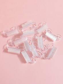 klimonla 12pcs Nail Art Cleaning Brush Nail Brush For Cleaning Fingernails - Clear - View 7