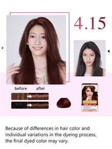 L'Oreal Paris Charm 永久染发膏，4.15，三重护理，乳霜质地，涂抹顺滑，滋养护理，持久显色，修复头发，172毫升/5.82液体盎司。 - 4.15 - 查看 2