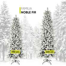 Artego Árbol De Navidad Nevado Noble 190CM Pine Slim Tipo lápiz Ramas Premium Material Polietileno (PE) Pino Navideño + Maleta transportadora Christmas Tree (Noble – 190CM)(NOBLE – 220CM) - Multicolor - Ver 8
