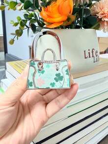 Gancho plegable portátil para bolso con forma de jarrón de aleación de zinc con estilo bohemio y pequeños rhinestones - Multicolor - Ver 20